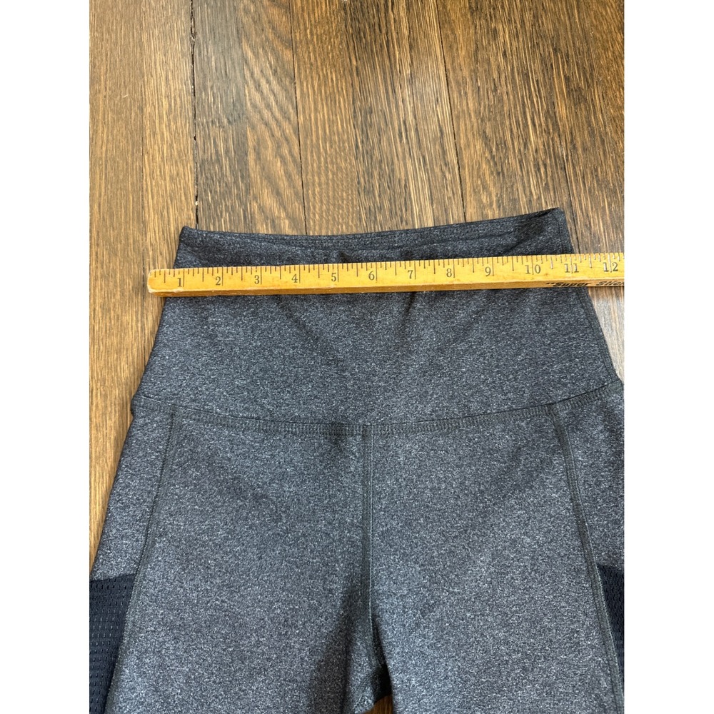 Beyond Yoga Womens Gray Heather Mesh Panel Side Pocket Leggings Size S Small (5) - Picture 3 of 8